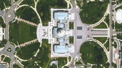 Imagerie satellite de Washington, DC, fournie par Airbus.