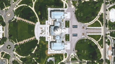 Satellite Imagery of Washington, DC, provided by Airbus.