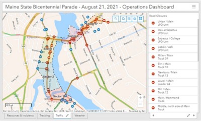 View of the traffic tab on the dashboard. 