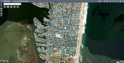 Aerial View of Ortley Beach, New Jersey