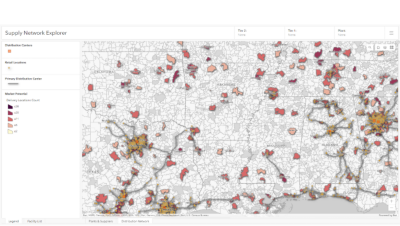 Supply network map